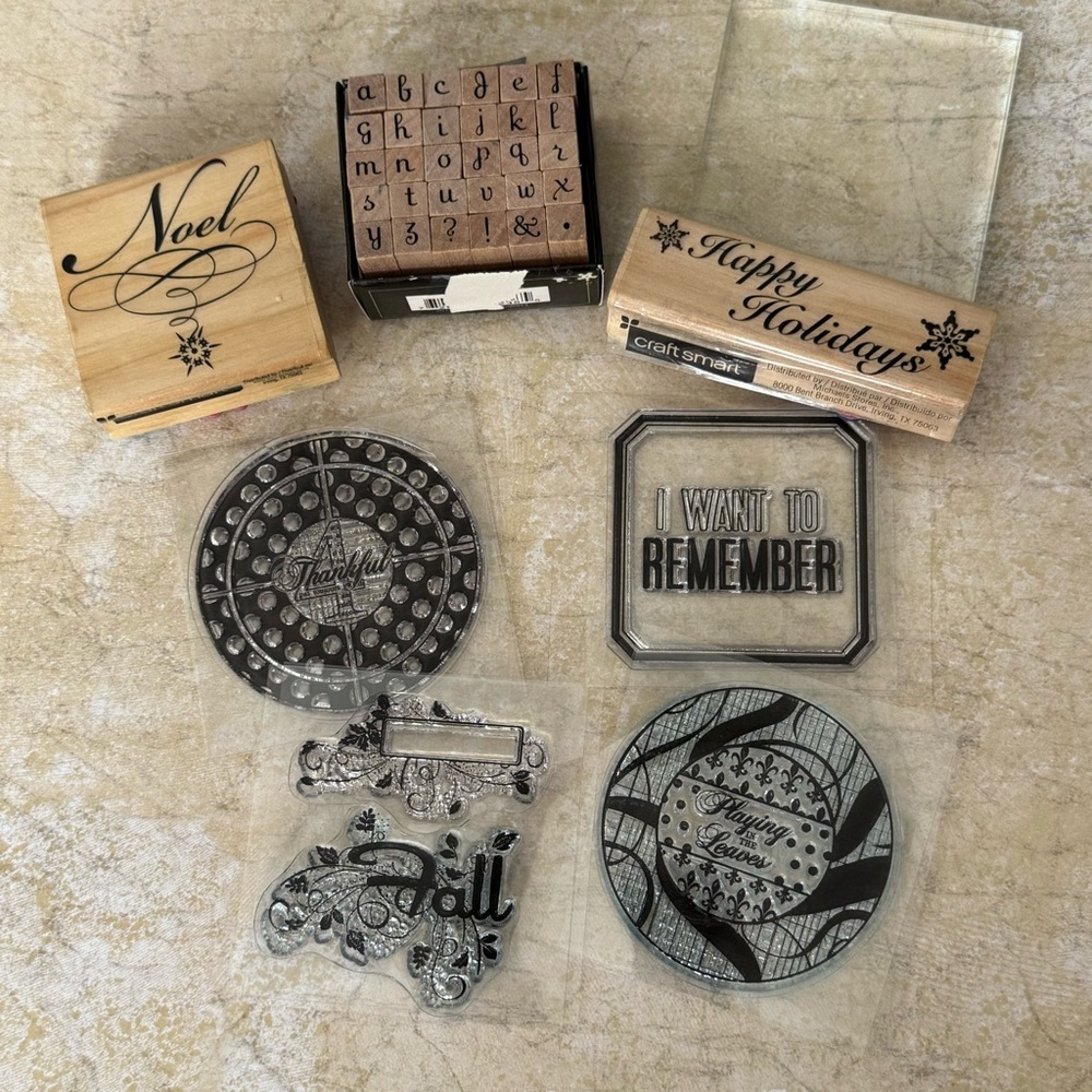 Craft Stamp Set Lot of 8